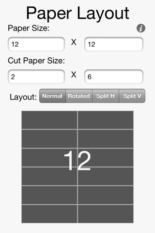Paper Layout App Screenshot